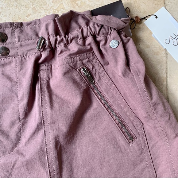 NWT Calia Journey Collection High-Rise Relaxed Fit Shorts Hazy Plum Paperbag S - Picture 4 of 11